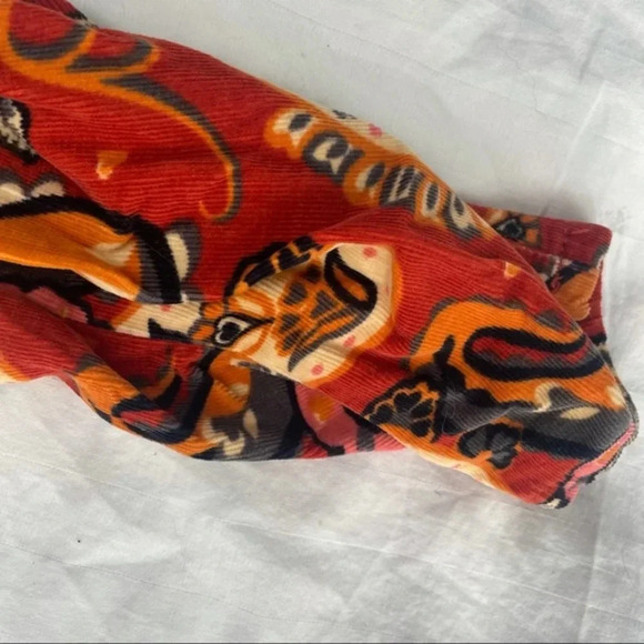 Anthropologie Pilcro And The Letterpress Serif Paisley Corduroy Pants 27 US 4 - Picture 6 of 12